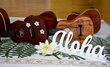 Ukulele, Hula, Aloha